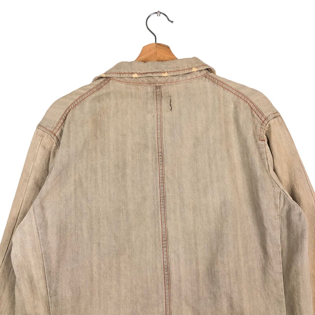 Issey Miyake 🔥Vintage Chore Work Jacket Union Pwpl Issey Miyake Japan Size US L / EU 52-54 / 3 - 10 Thumbnail