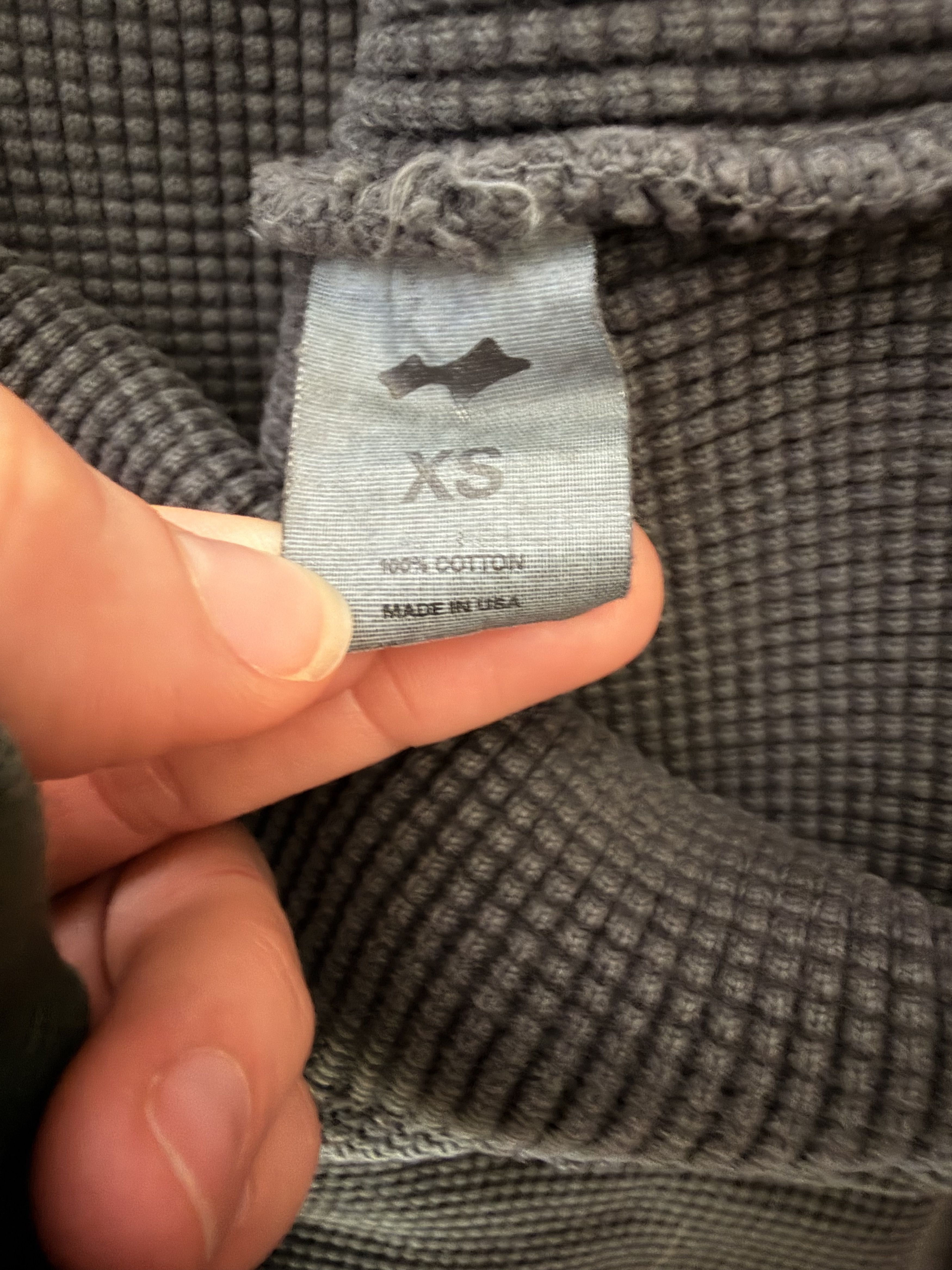SKYLRK SKYLRK Waffle Mock Neck LS SMUDGE - xsmall Size US XS / EU 42 / 0 - 7 Thumbnail