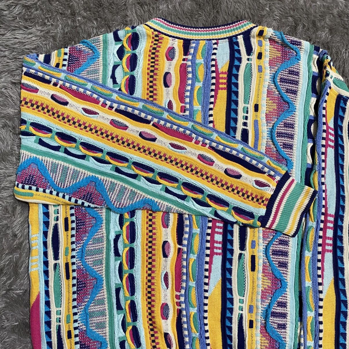 Coogi Vintage 90s Modigliani Coogie Style 3D Knit Sweater Size US L / EU 52-54 / 3 - 6 Thumbnail