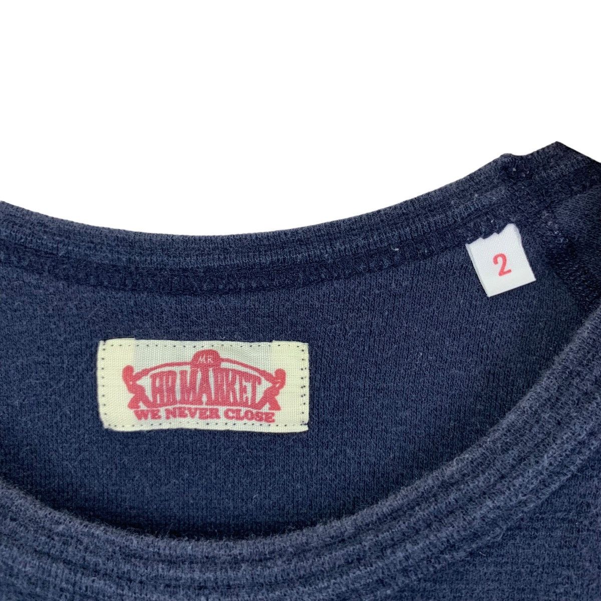 Vintage Vintage HR MARKET JAPAN Pure Natural Indigo Tee Shirt Top Size XS / US 0-2 / IT 36-38 - 5 Thumbnail