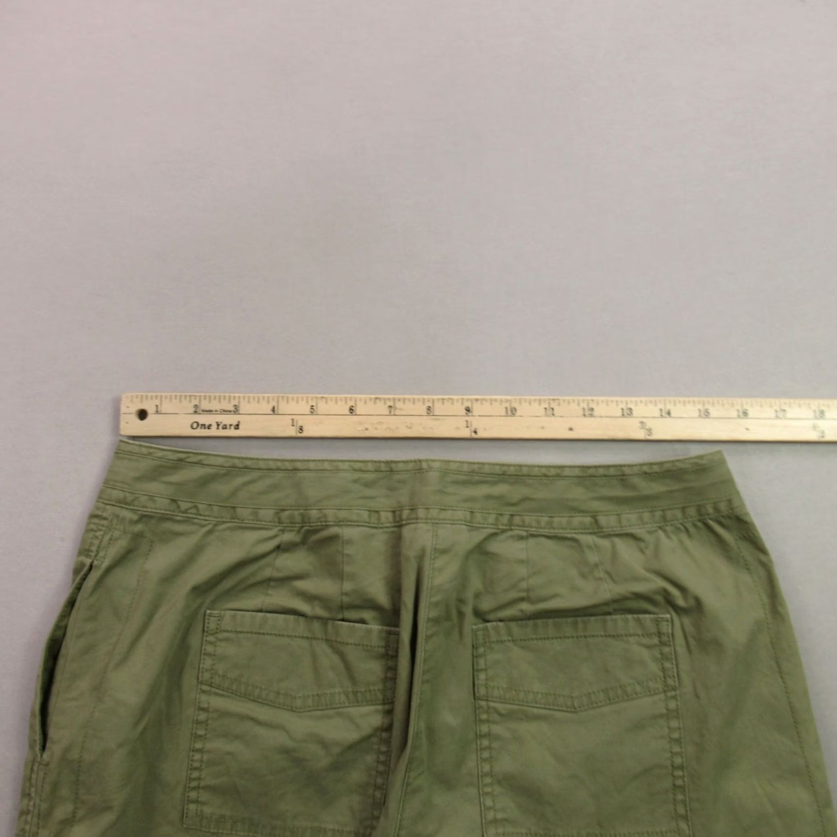 J. Jill J. Jill Pants Womens 10 Stretch Capri Green Outdoors Casual Lightweight Size 32" / US 10 / IT 46 - 7 Thumbnail