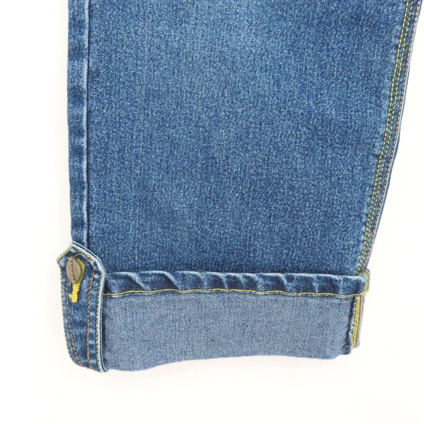 Vintage VINTAGE GLO Juniors Jeans Cropped Denim 5 Blue Crop Hem 2000s Womens Girls Jeans Cropped Cotton Blend Spring Summer Fall Winter Pattern: Solid Size 27" / US 4 / IT 40 - 4 Thumbnail