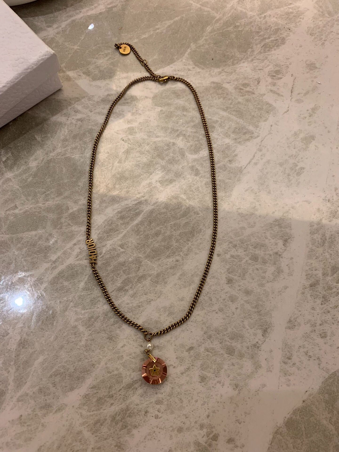 Dior Dior Rose Quartz Necklace Size ONE SIZE - 1 Thumbnail