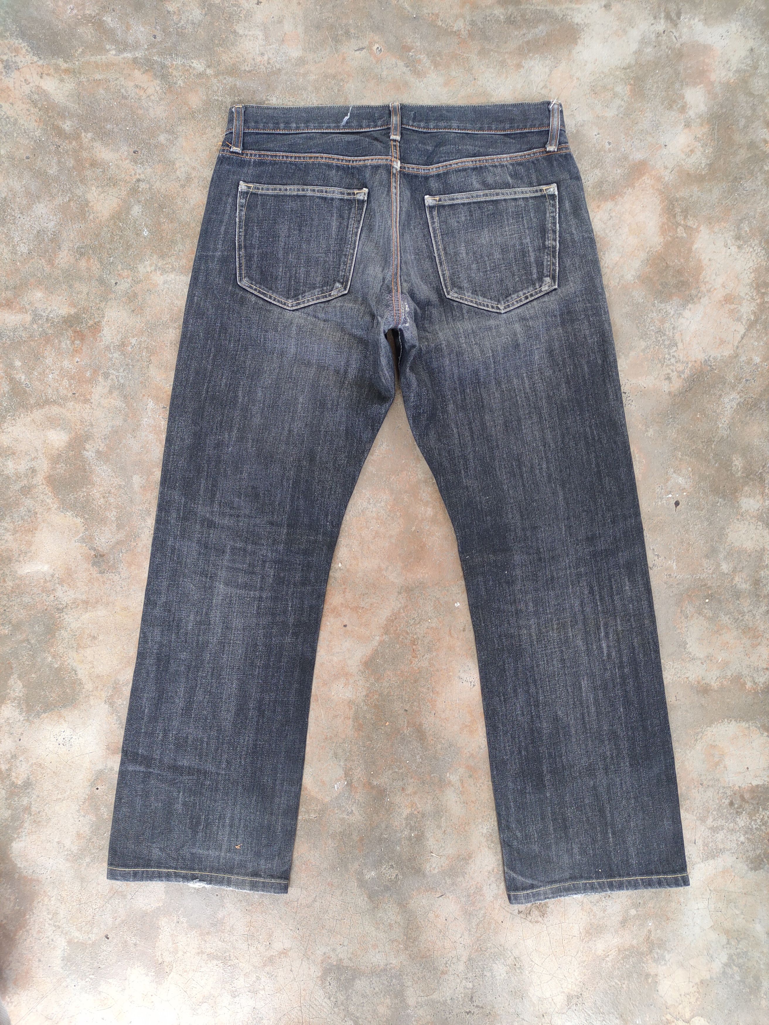 Japanese Brand VINTAGE JAPANESE FADED BLACK JEANS DENIM PANTS Size US 35 - 8 Thumbnail