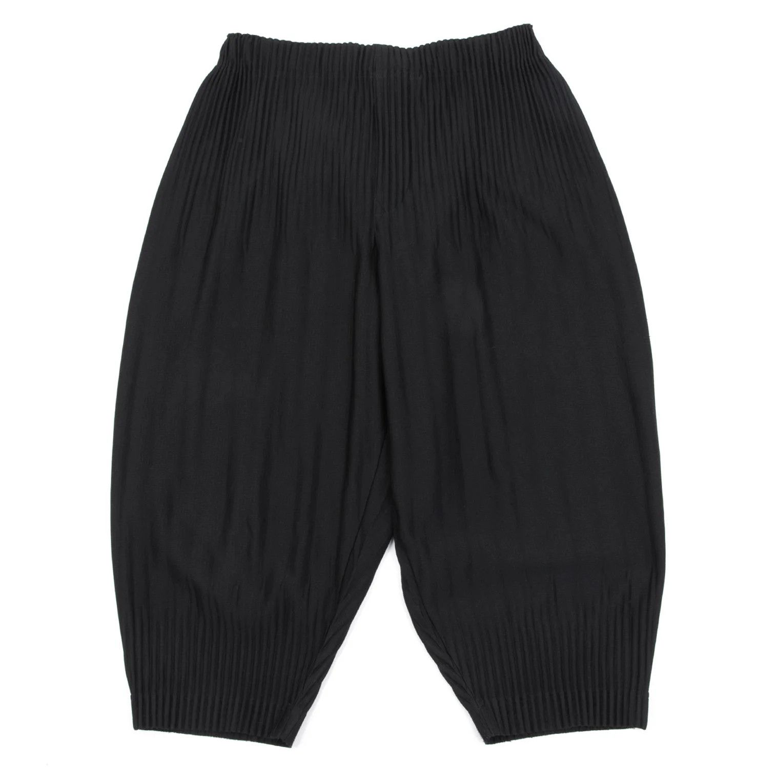 Issey Miyake Cropped Pleated Pants in Black Size US 32 / EU 48 - 1 Thumbnail