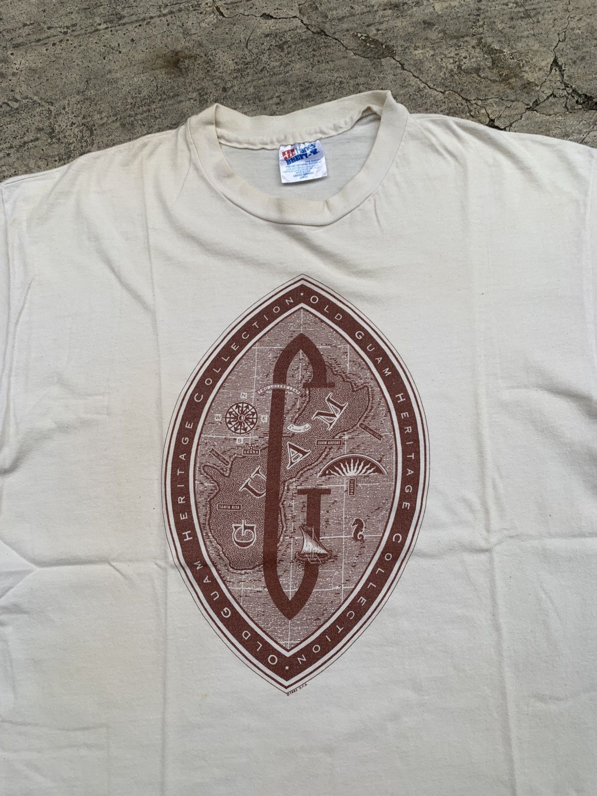 Hanes Vintage Hanes Guam T-shirt Size US M / EU 48-50 / 2 - 2 Thumbnail