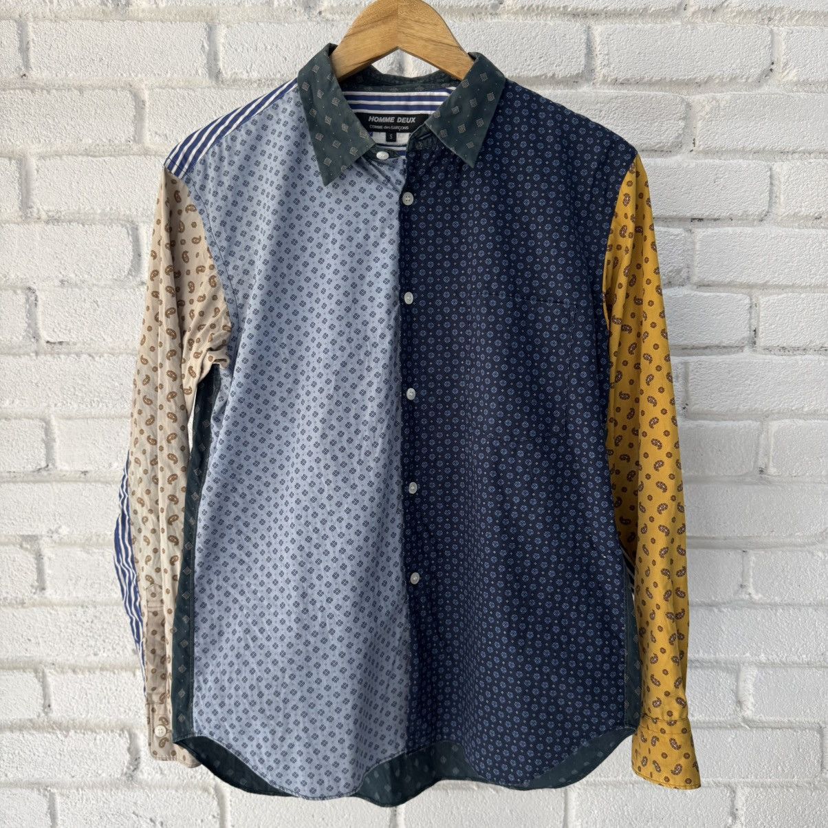 Comme des Garcons Homme Deux 15’s CDG Homme Deux Paisley Shirt Size US S / EU 44-46 / 1 - 1 Thumbnail