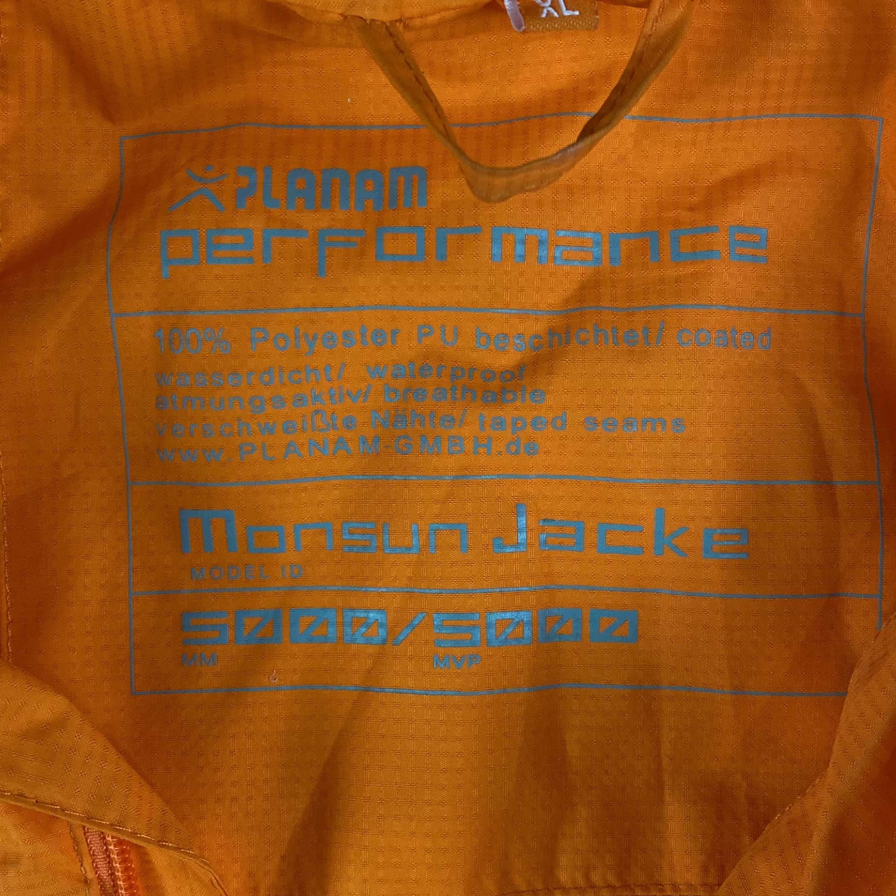 Mercedes-Benz × Vintage Mens Hooded Jacket Mercedes Benz Size XL Orange Size US XL / EU 56 / 4 - 11 Thumbnail
