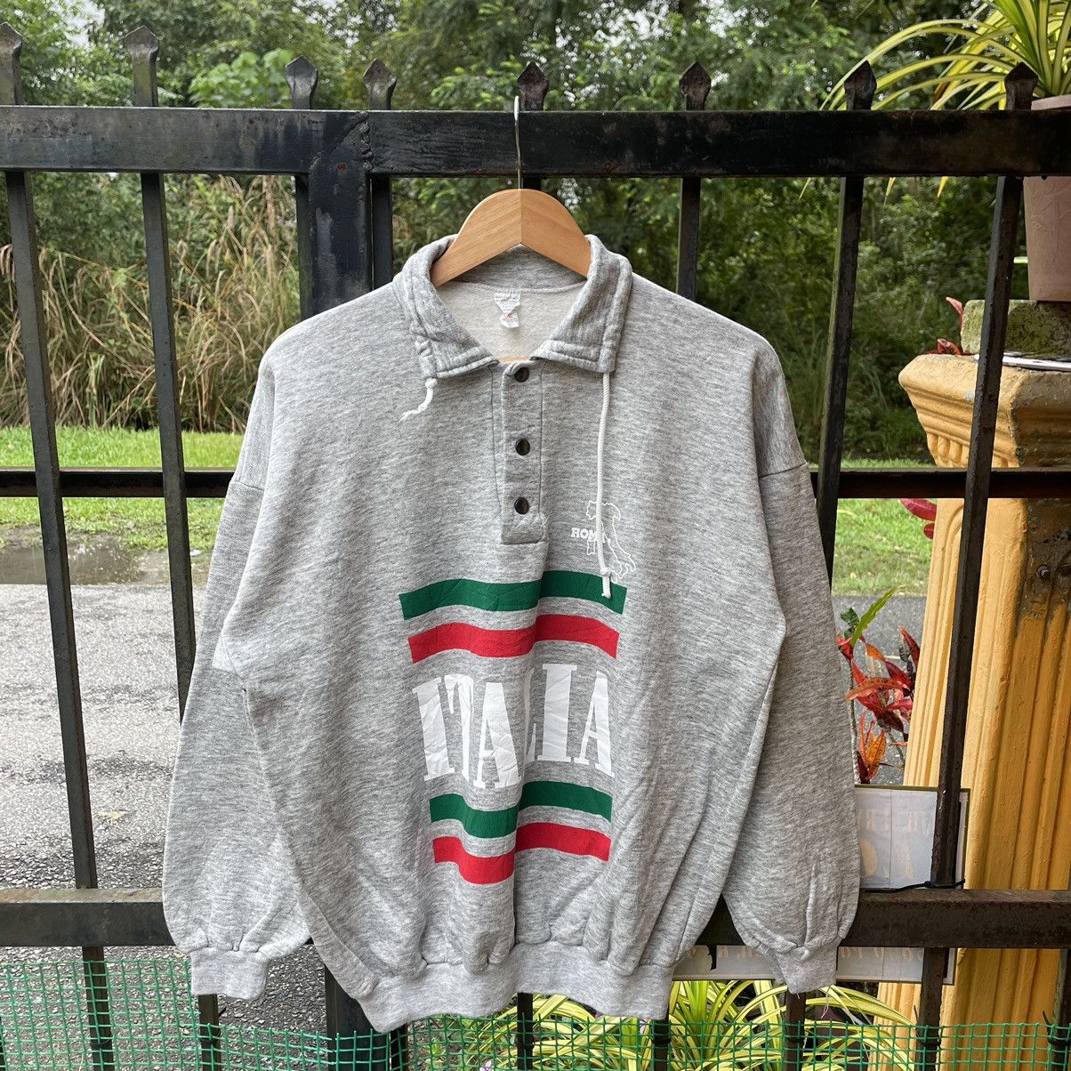 Vintage 🔥Vintage 80s City Of Rome Italian Made Polos Sweatshirts Size US M / EU 48-50 / 2 - 1 Thumbnail