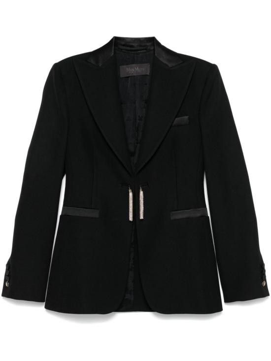 Max Mara MAX MARA Women Jackets 21046024600 002 Black Size M / US 6-8 / IT 42-44 - 1 Thumbnail