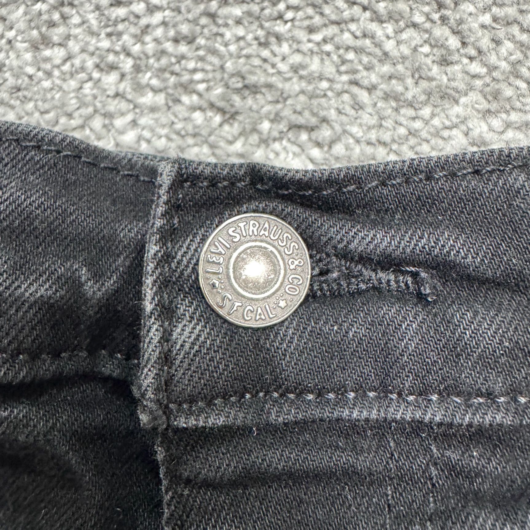 Levi's Levi's 511 Slim Straight Denim Jeans Men 38x30 Black Dark Wash Cotton Blend Button Zip Vintage No Size US 38 / EU 54 - 3 Thumbnail