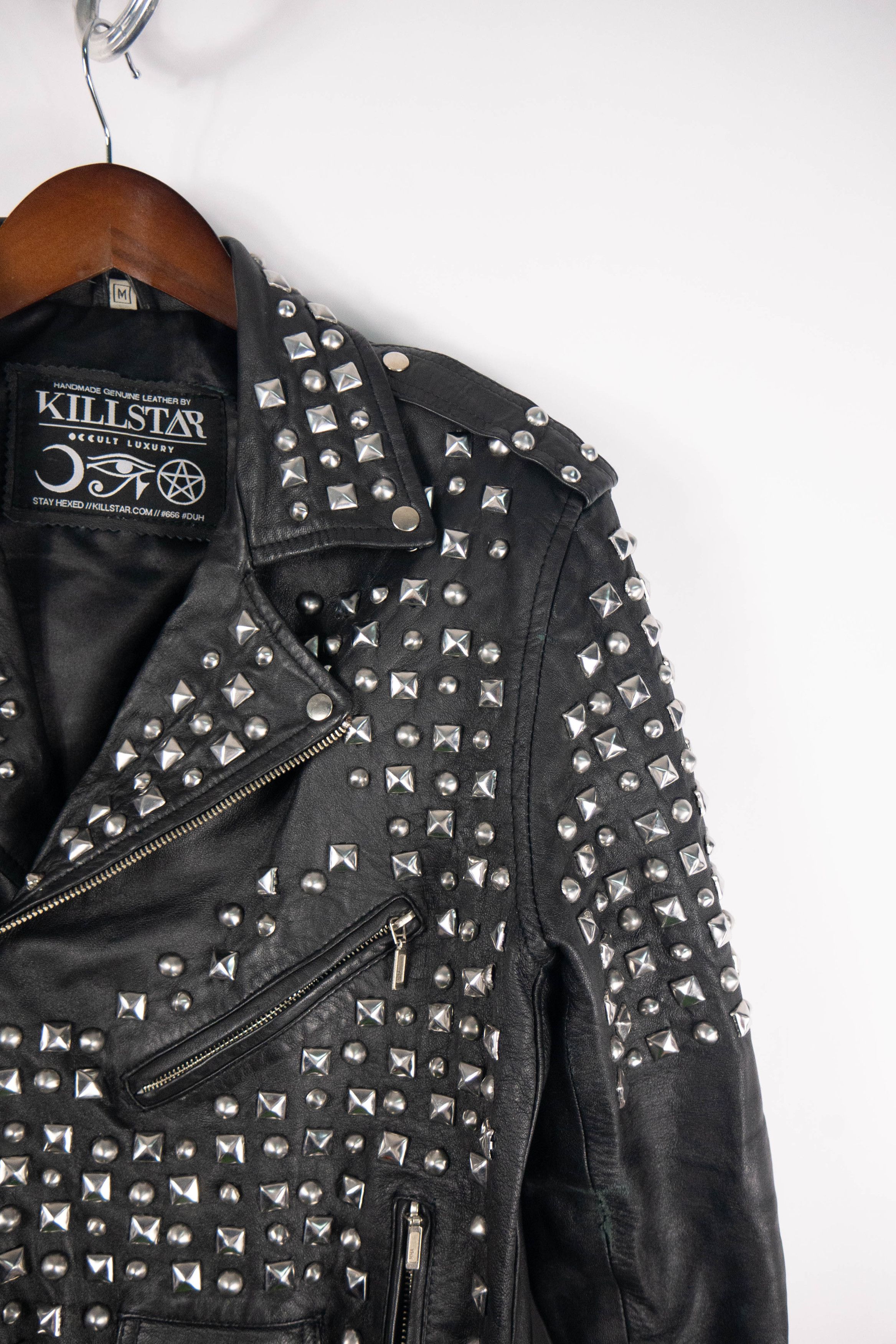 Genuine Leather × Japanese Brand Studded leather biker jacket vintage punk rock and roll Size US M / EU 48-50 / 2 - 2 Thumbnail