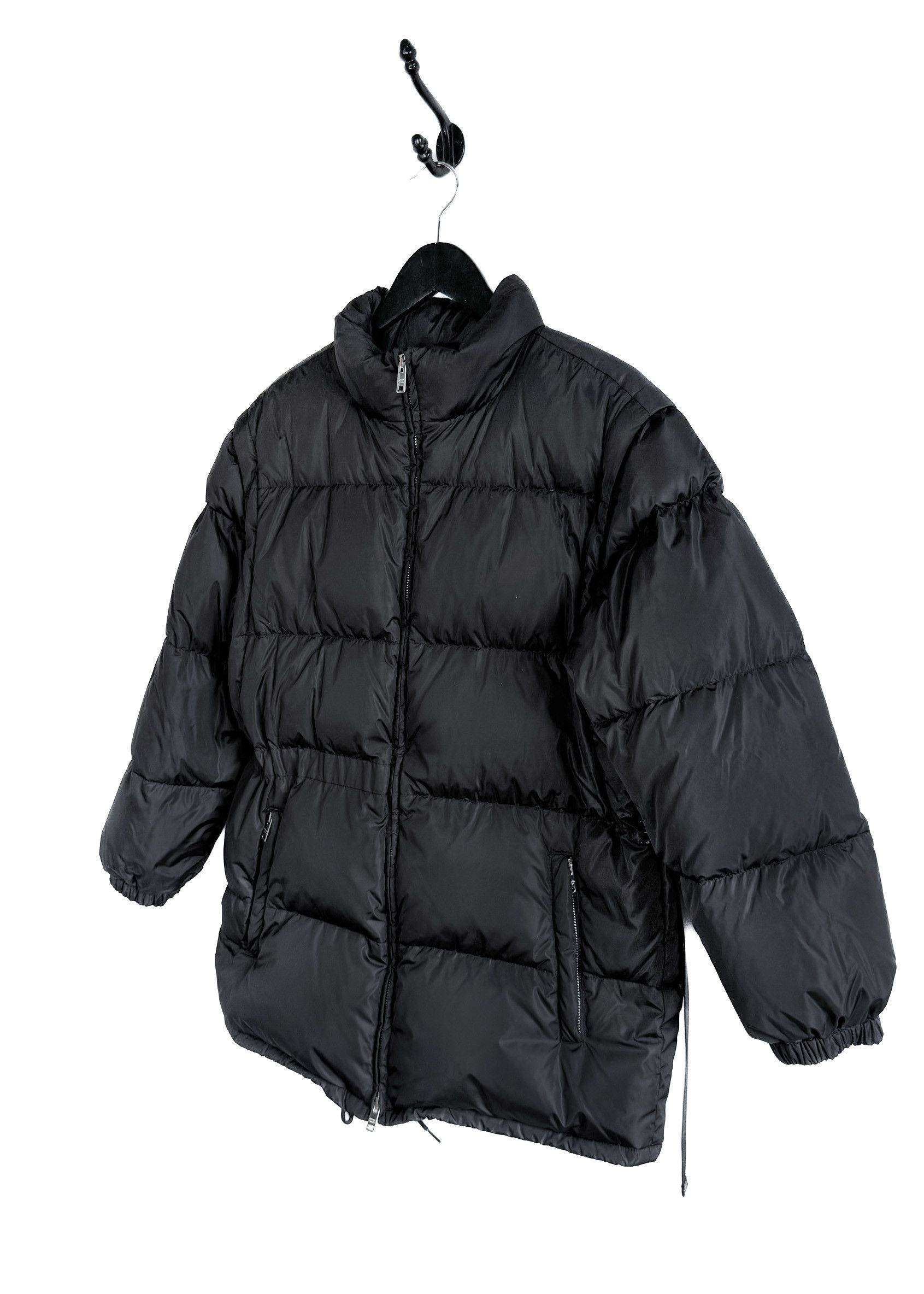 Prada Prada 2020 Black Re-Nylon Removable Sleeves Down Jacket Size XS / US 0-2 / IT 36-38 - 5 Thumbnail