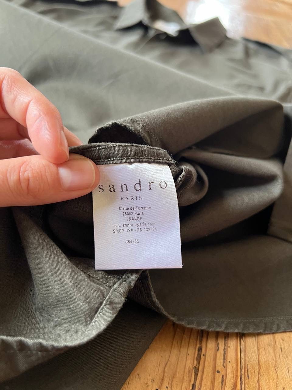Sandro Sandro button up shirt Size US XL / EU 56 / 4 - 4 Thumbnail