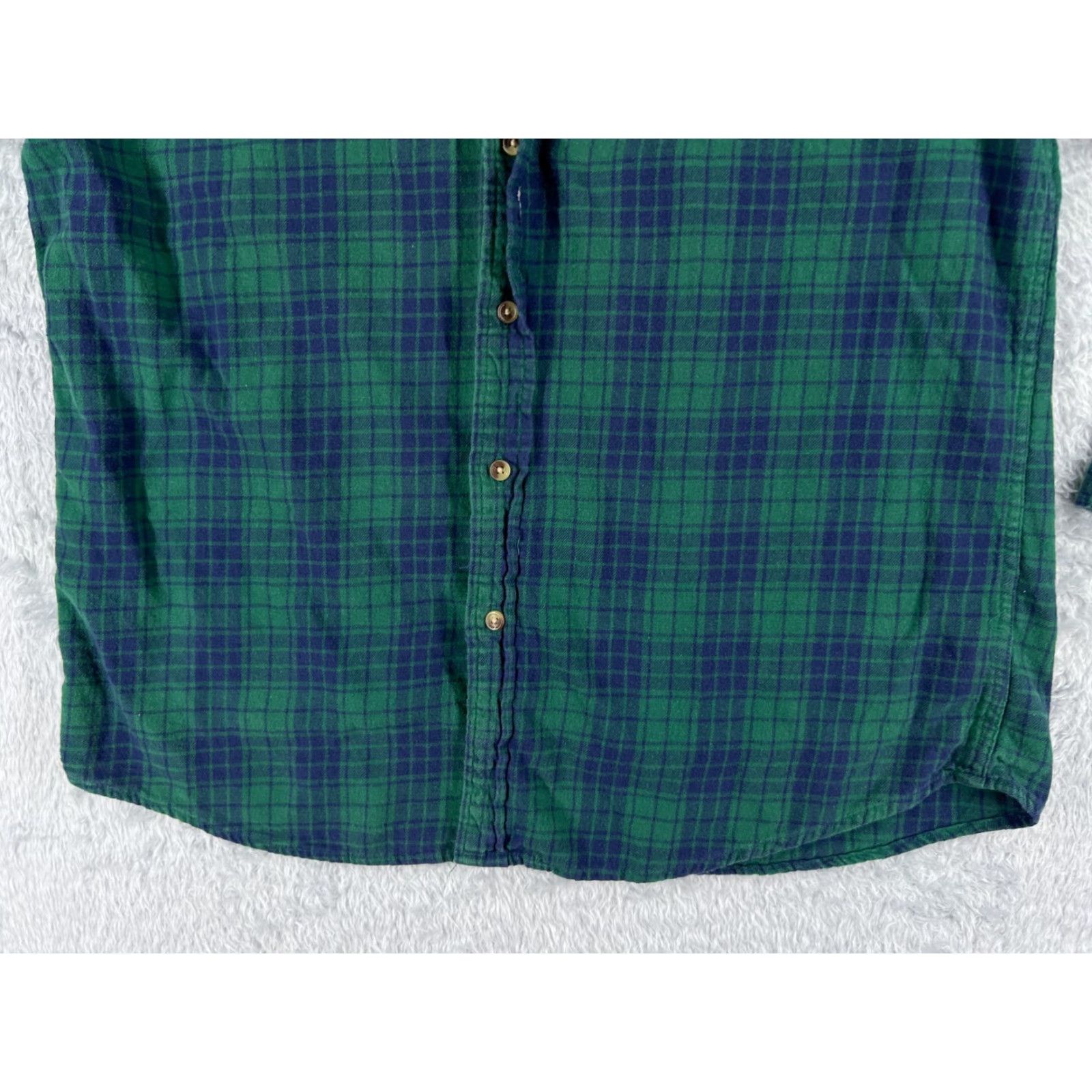 Chaps VINTAGE Chaps Shirt Mens Large Blue Green Plaid Cotton Flannel Button-Up Long Sleeve Casual Workwear with Pockets Size US L / EU 52-54 / 3 - 6 Thumbnail