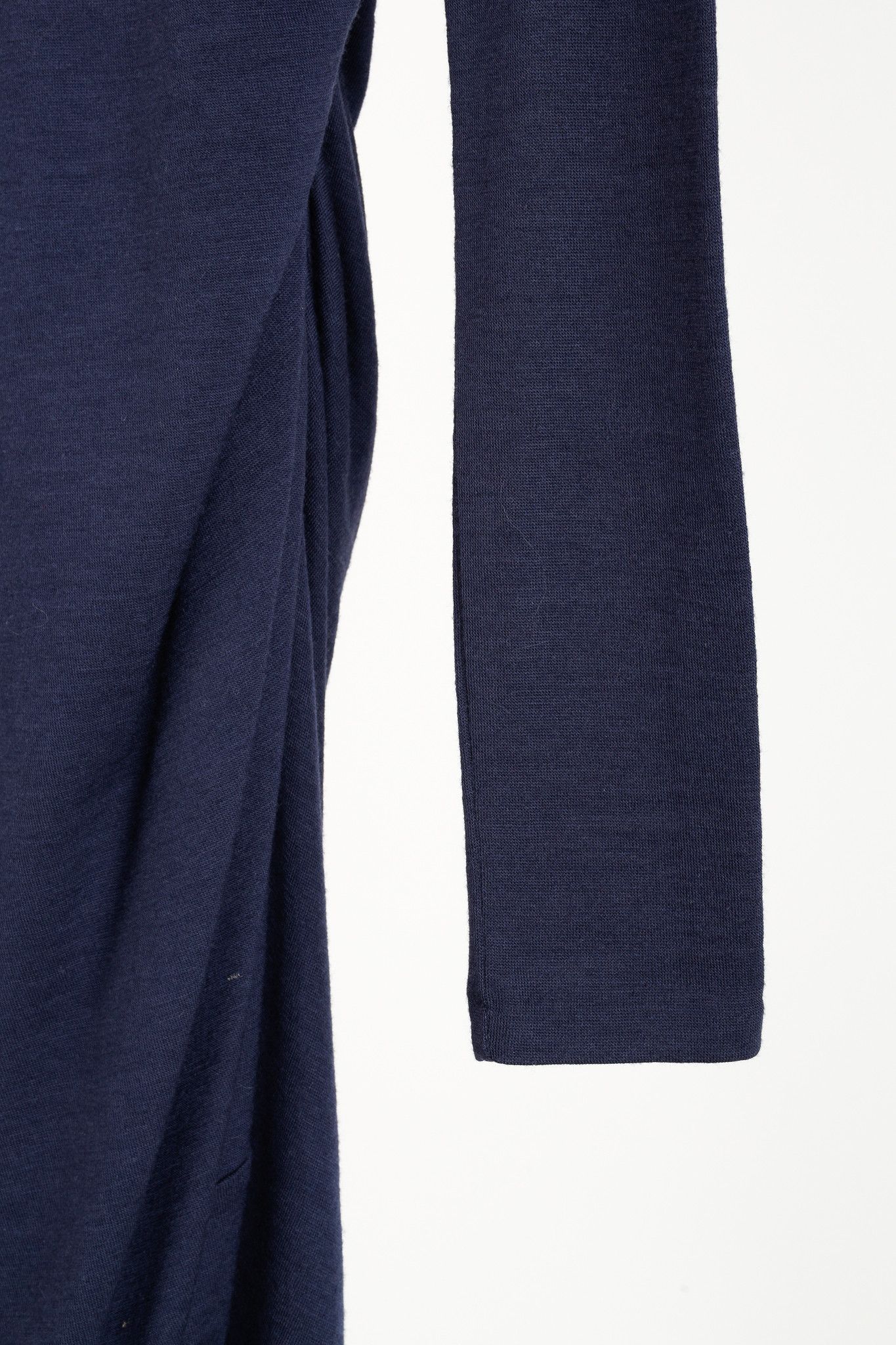 Brunello Cucinelli Brunello Cucinelli Wool Ruched Long-Sleeve Bubble Hem Dress Size S / US 4 / IT 40 - 7 Thumbnail