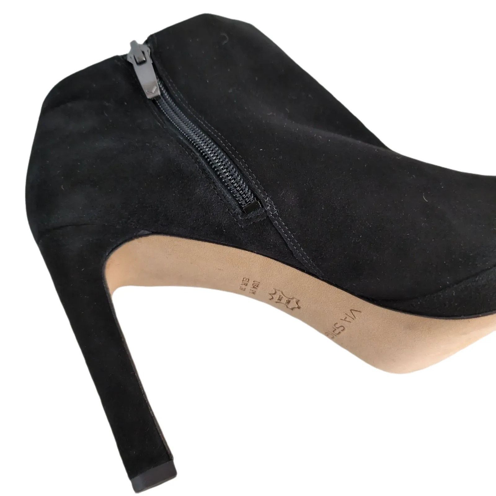 Other Vero Cuoio VIA SPIGA 9 Suede Italian Leather Ankle Booties Size US 9 / IT 39 - 9 Thumbnail