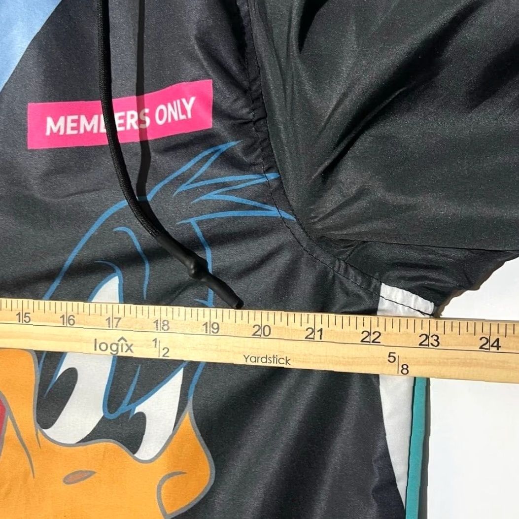 Members Only Members Only Space Jam A New Legacy Windbreaker Jacket Mens M Multicolor Zip Full Zip Hooded Pockets 80s Basketball Casual Sportswear Size US M / EU 48-50 / 2 - 7 Thumbnail