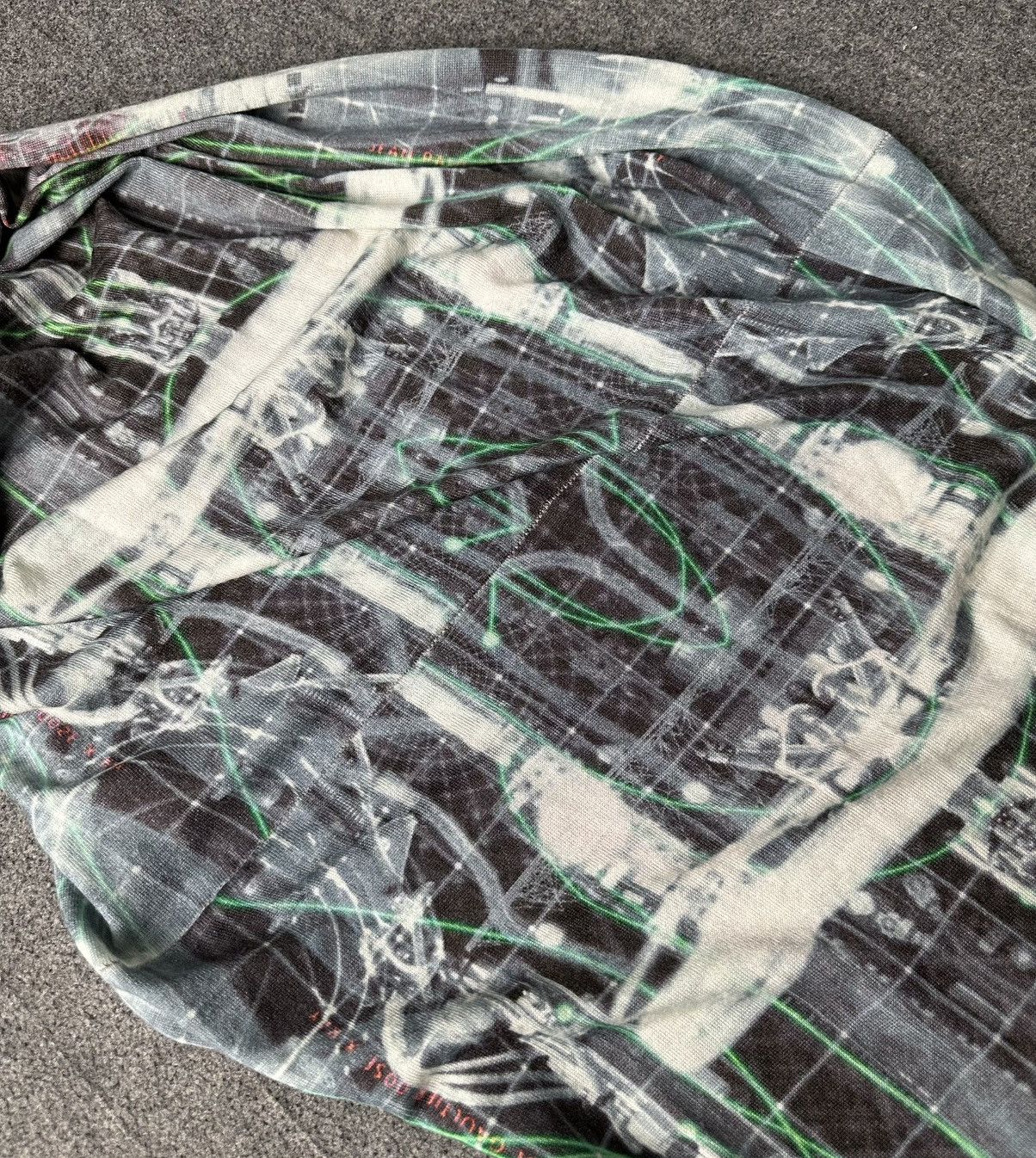 Jean Paul Gaultier Jean Paul Gaultier Monsieur S/S1996 X-Ray Vision Wool Scarf Size ONE SIZE - 6 Thumbnail