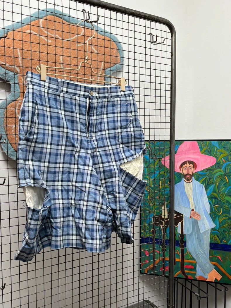 Comme des Garcons Comme des Garçons Homme Plus Plaid Shorts - dmc Size US 30 / EU 46 - 1 Thumbnail