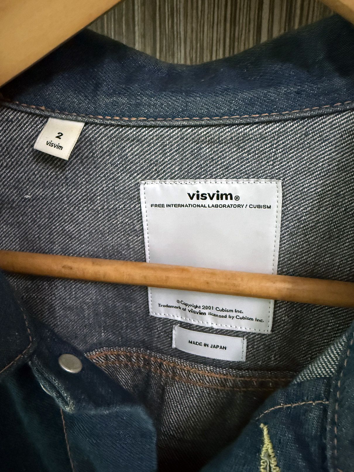 Visvim Social Sculpture JKT 101 13FW Sz. 2 One Wash Size US M / EU 48-50 / 2 - 2 Thumbnail