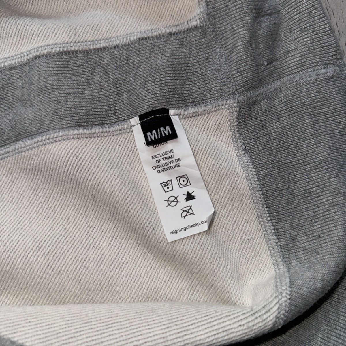 Reigning Champ Reigning Champ OG Classic Logo Grey Crewneck Sweatshirt Size US M / EU 48-50 / 2 - 5 Thumbnail