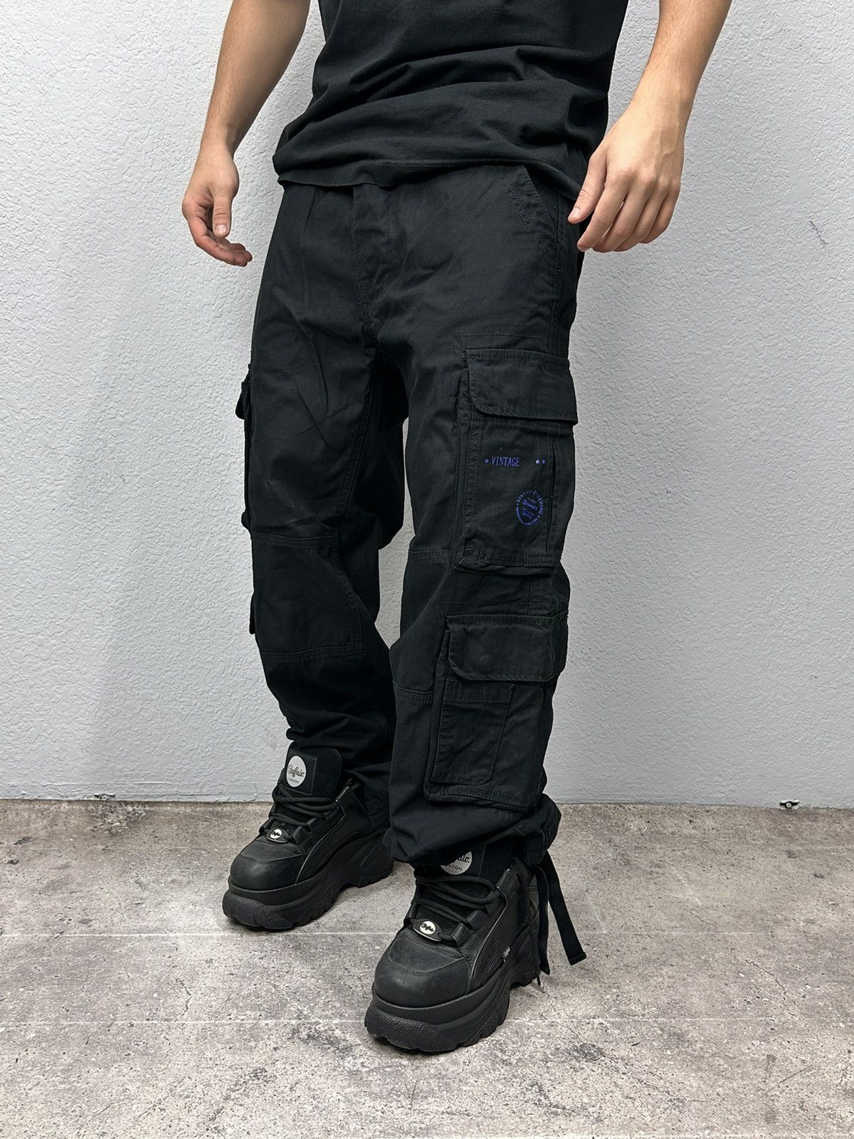 Raf Simons Vintage Brandit Black Multi Pocket Streetwear Japan Style Size US 36 / EU 52 - 15 Thumbnail