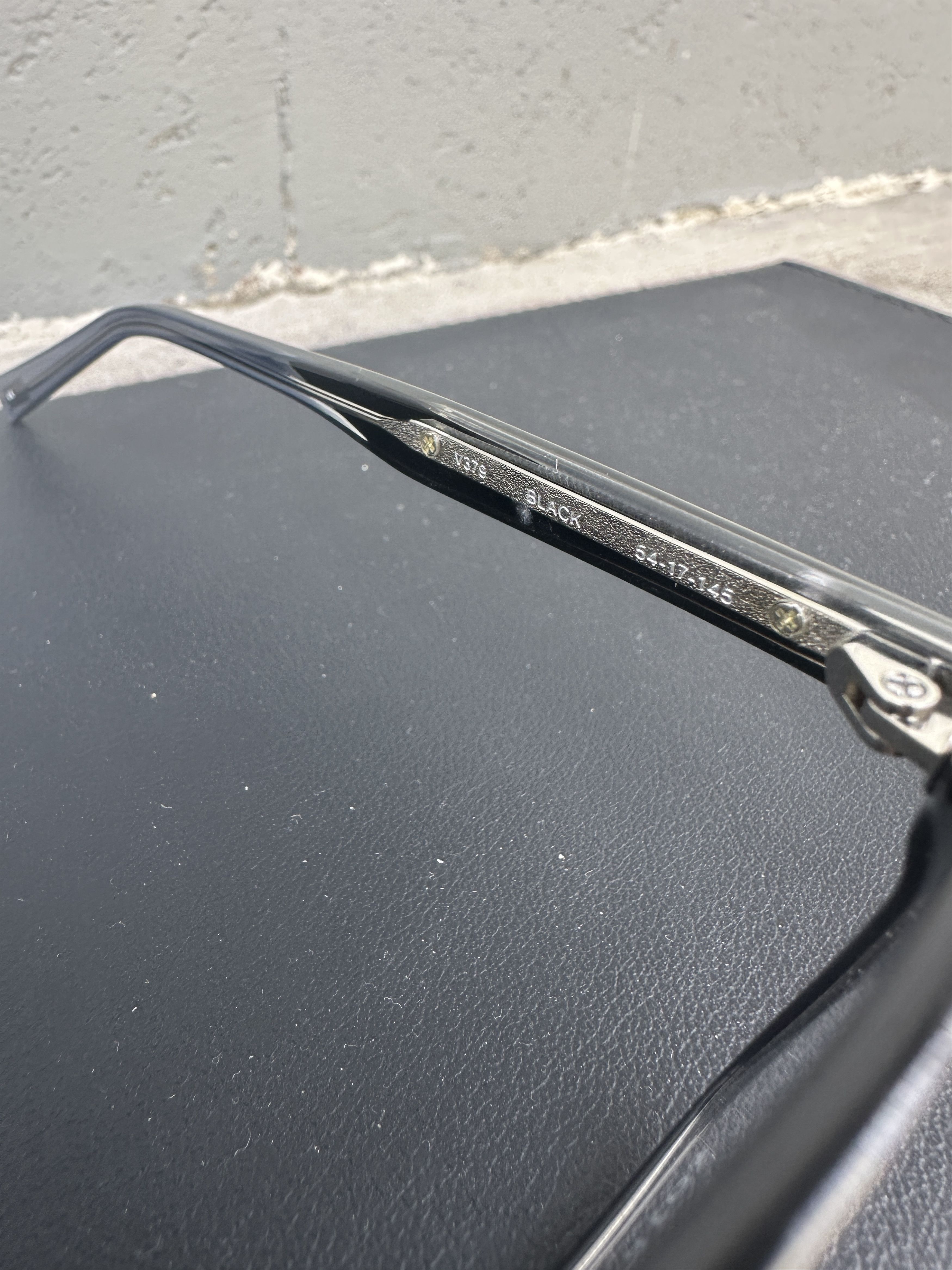 John Varvatos V379 54-17-145 Black Glasses Size ONE SIZE - 3 Thumbnail