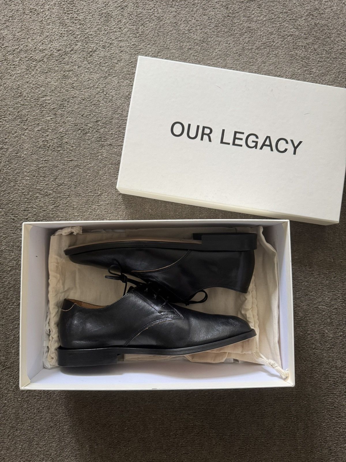 our legacy collapsing consultantダービーシューズ OUR LEGACY