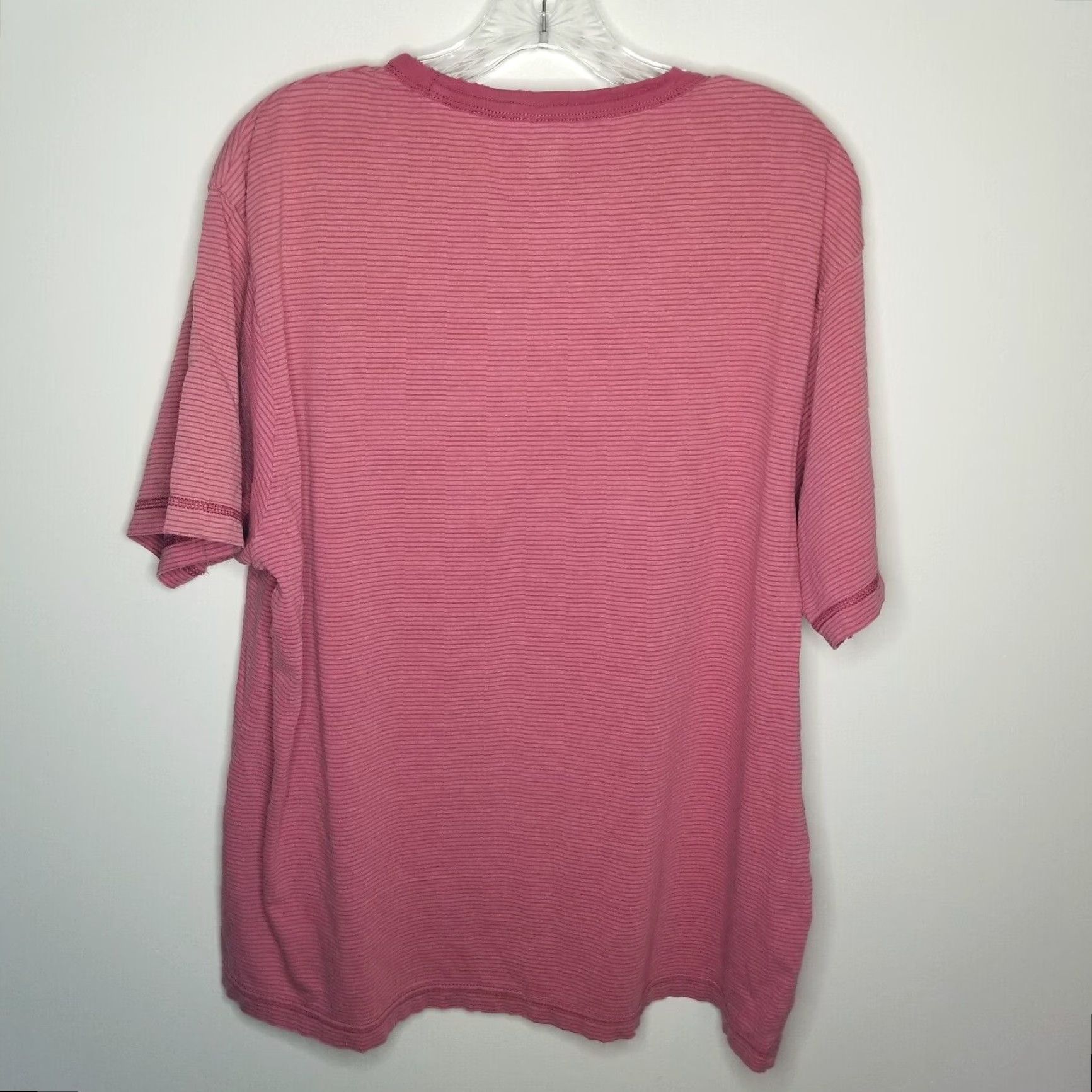 Tommy Hilfiger Tommy Jeans Red Striped Short Sleeve Shirt XL Men Size US XL / EU 56 / 4 - 4 Thumbnail
