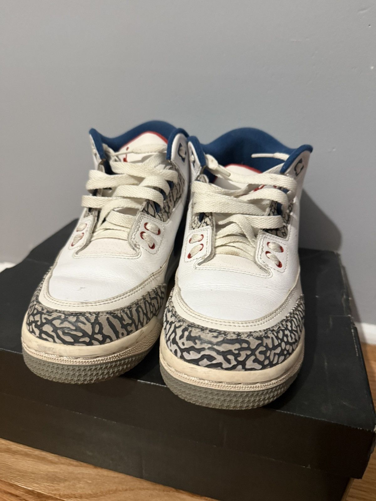 Jordan Brand Air Jordan 3 “True Blue” Size US 5.5 / EU 38 - 1 Thumbnail