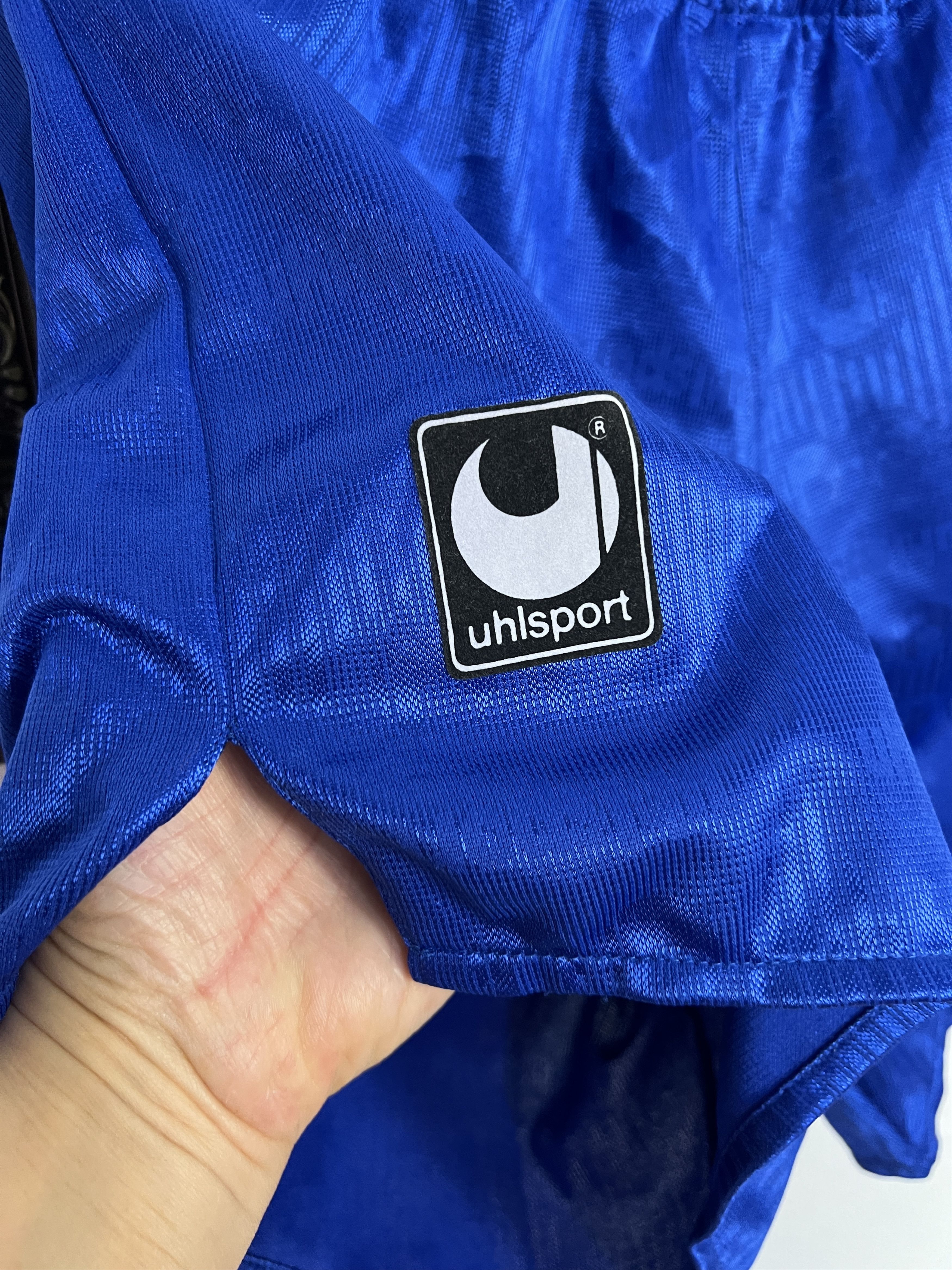 Vintage Vintage 90's UhlSport Football Template Shorts Athletic Rare Size US 36 / EU 52 - 4 Thumbnail