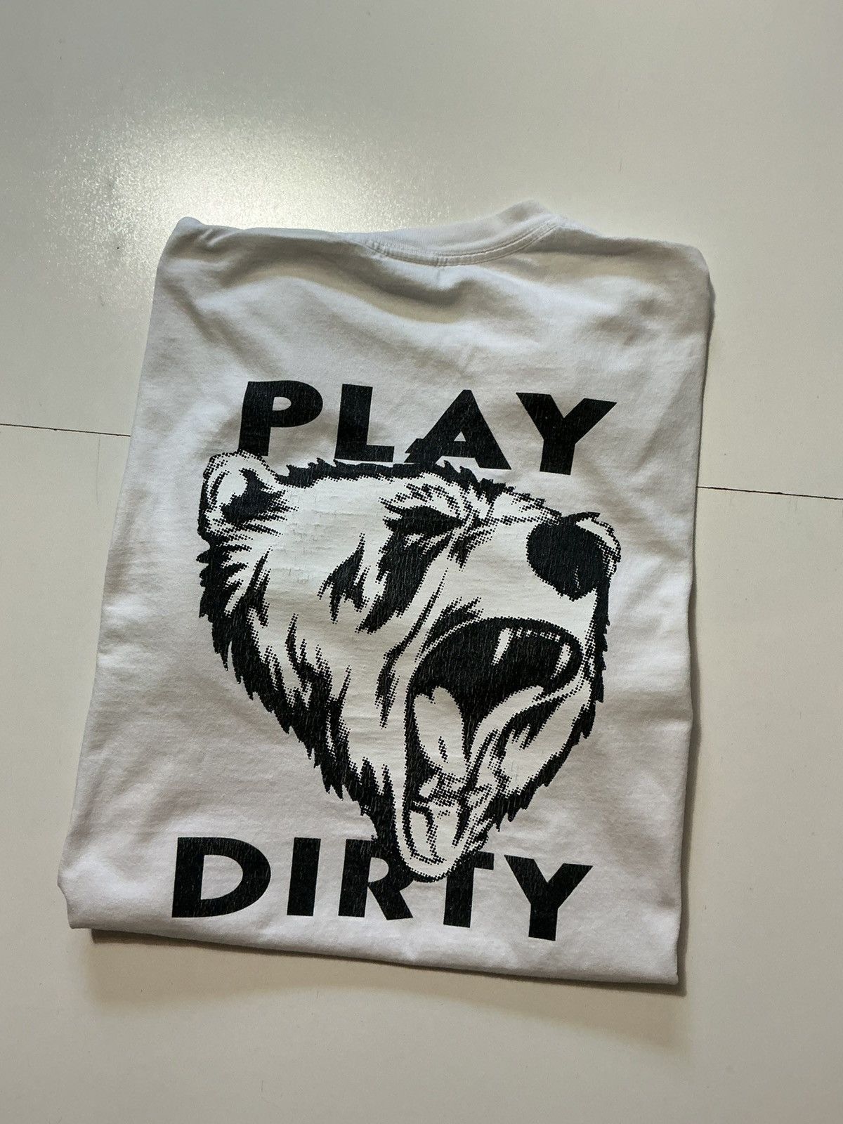 Undefeated Undefeated Play Dirty Five Strike Vintage Y2K Bear T-Shirt Size US L / EU 52-54 / 3 - 1 Thumbnail