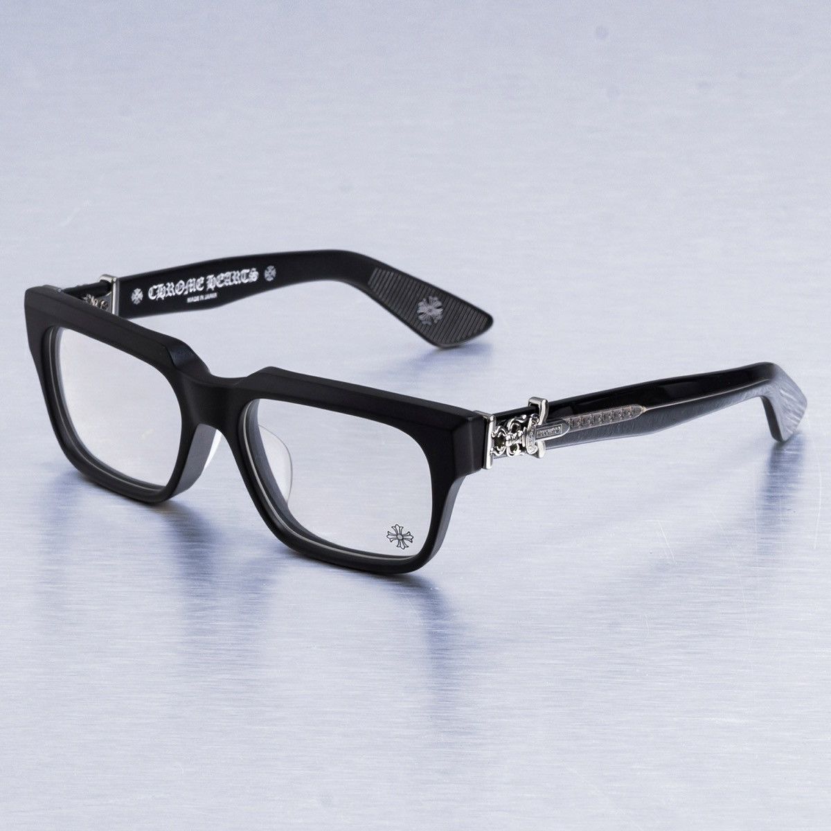 Chrome Hearts CHROME HEARTS VAGILLIONAIRE I MATTE BLACK GLASSES Size ONE SIZE - 2 Thumbnail