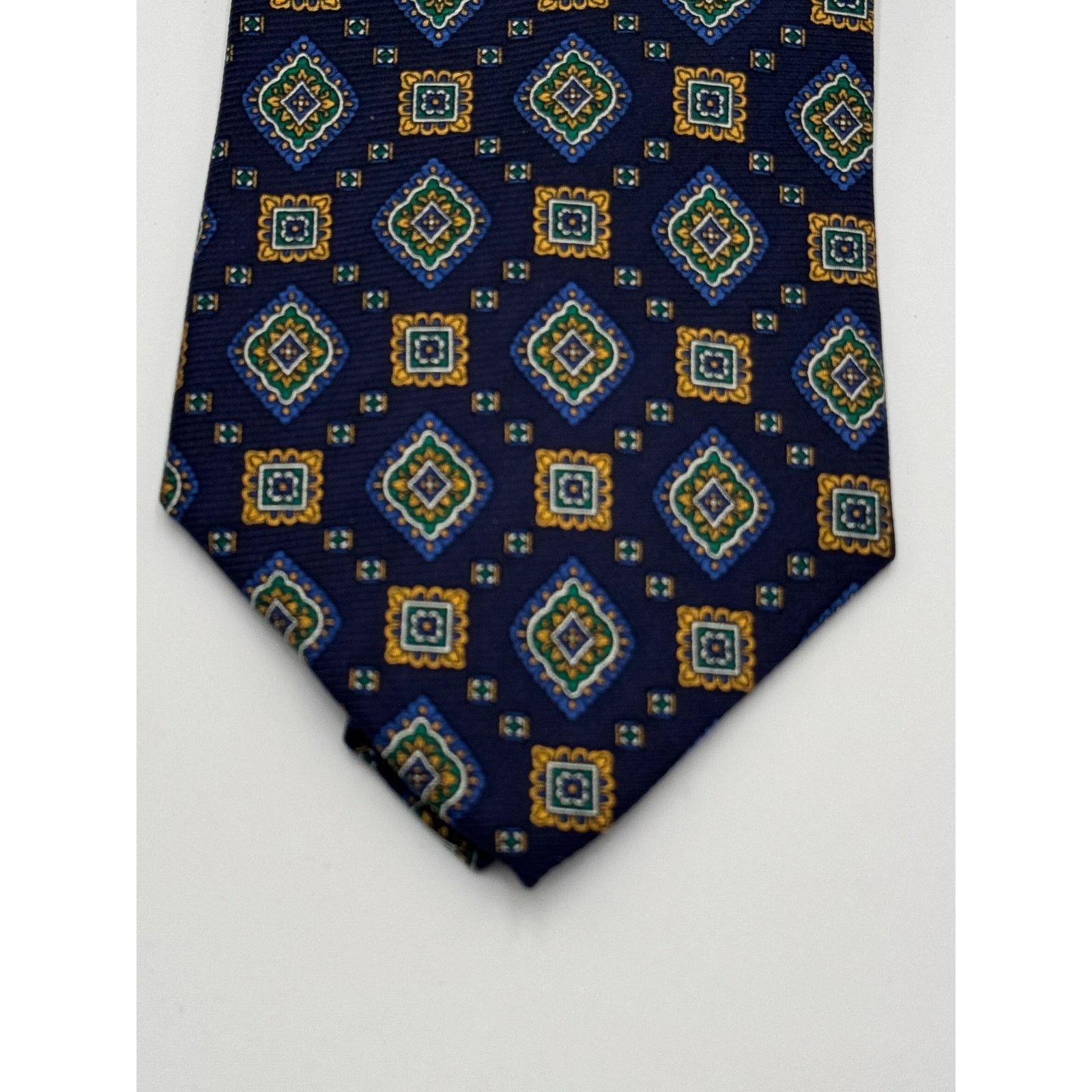 Jos. A. Bank Jos A Bank Premier Collection Mens Silk Tie Navy Size ONE SIZE - 1 Thumbnail