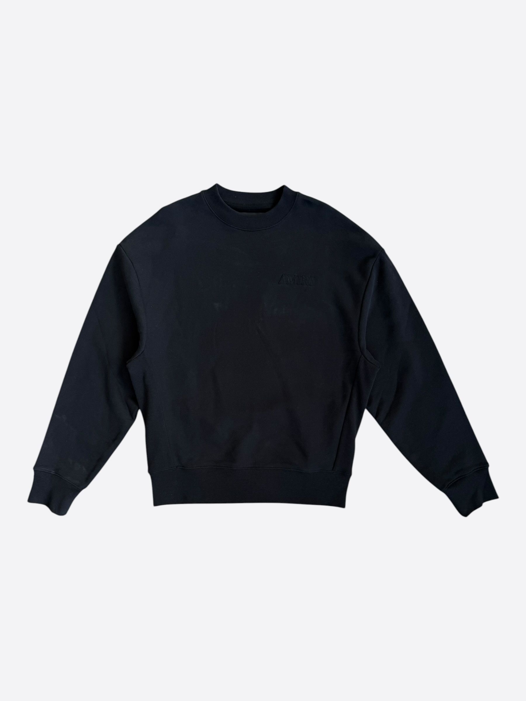 Amiri Amiri Black Embroidered Core Logo Sweater Size US S / EU 44-46 / 1 - 1 Thumbnail