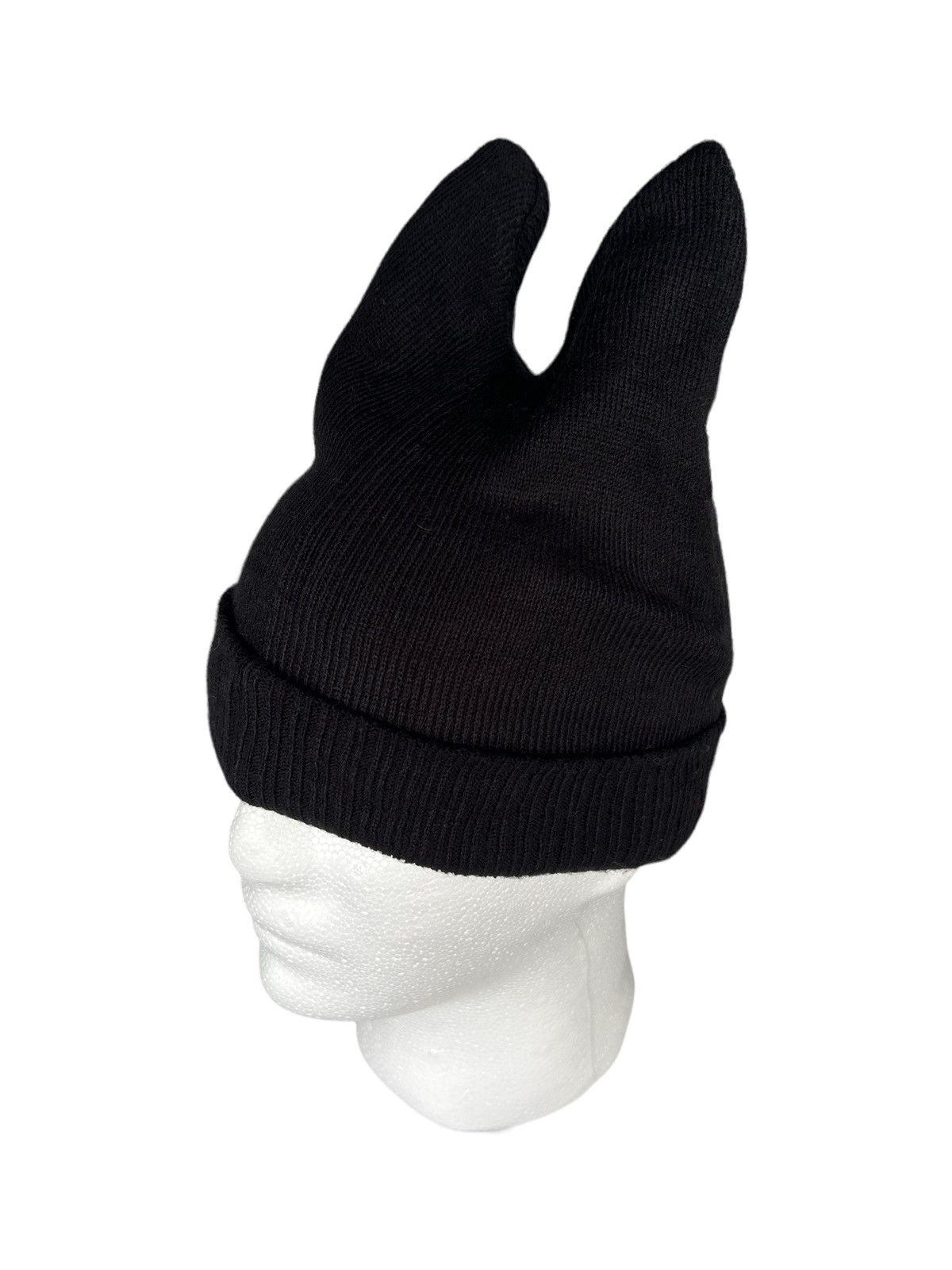 14th Addiction × Japanese Brand × Le Grande Bleu (L.G.B.) 💥DEVIL HORN Black Beanie Hats ☠️ Size ONE SIZE - 1 Thumbnail