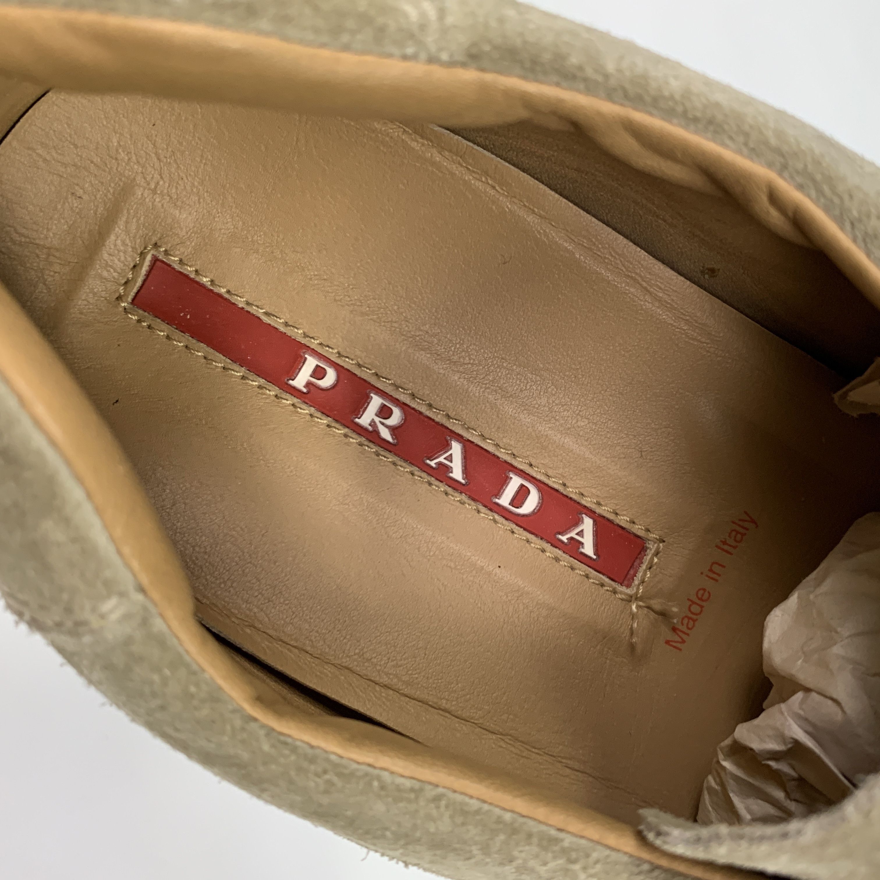 Prada Suede Car / Driving Shoes Size US 9.5 / EU 42-43 - 12 Thumbnail