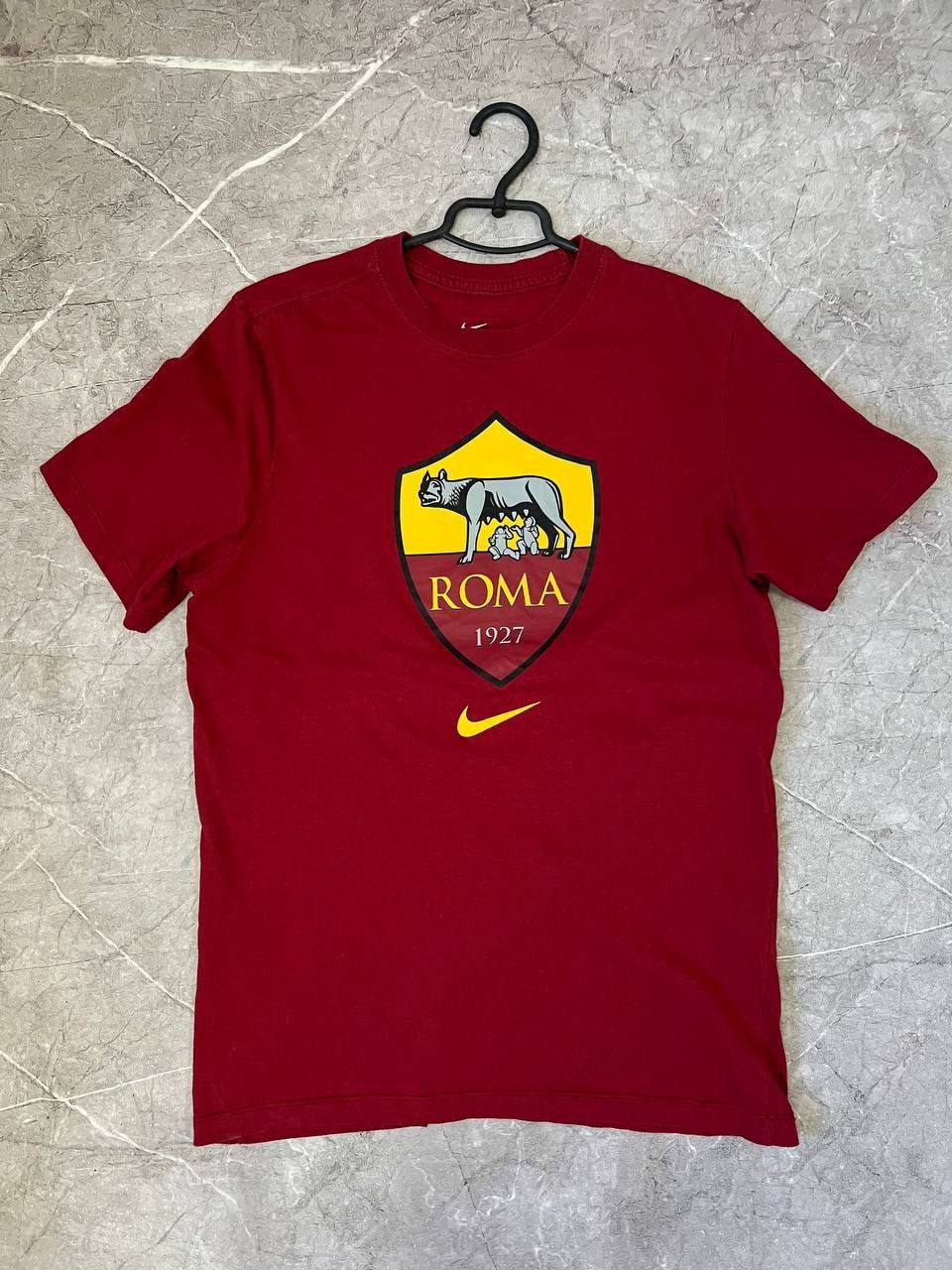 Nike AS Roma 2020/2021 Cotton Nike Maglia T shirt Football Red M Size US M / EU 48-50 / 2 - 7 Thumbnail