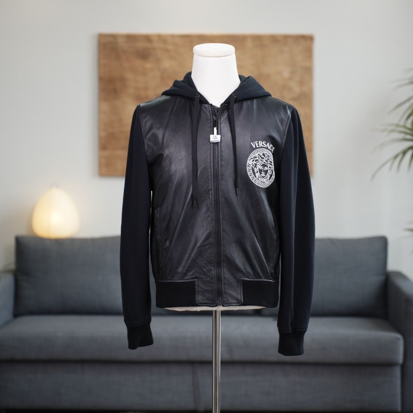 Versace Versace Retro Leather Jacket m Men Size US M / EU 48-50 / 2 - 1 Thumbnail
