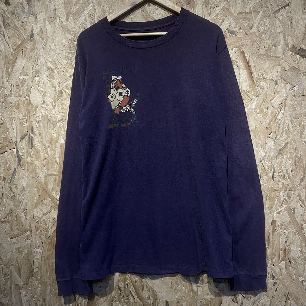 Blue Blue Japan BLUE/BLUE Long Sleeve T Shirts Size US XL / EU 56 / 4 - 1 Thumbnail