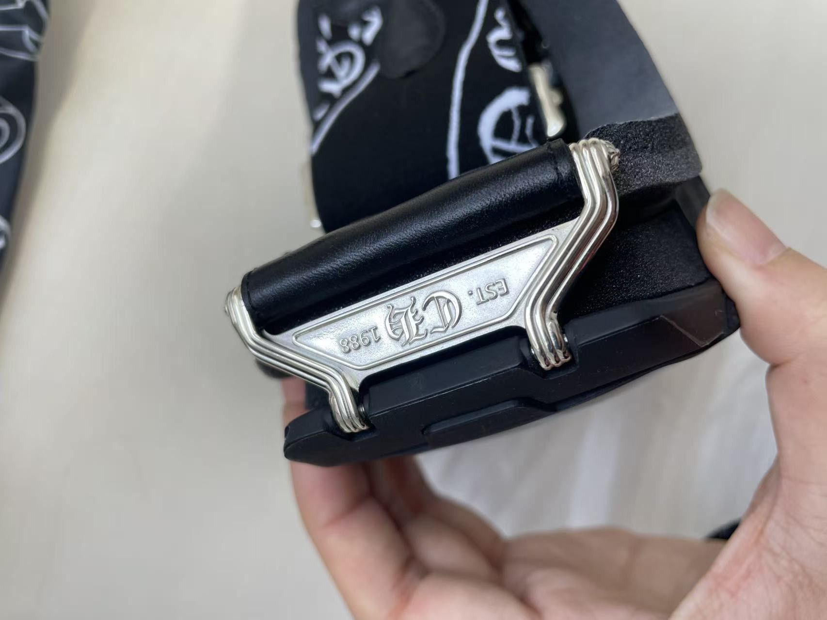 Chrome Hearts Chrome Hearts SILVER MORNING II Flame Patch Ski Goggles Size ONE SIZE - 8 Thumbnail