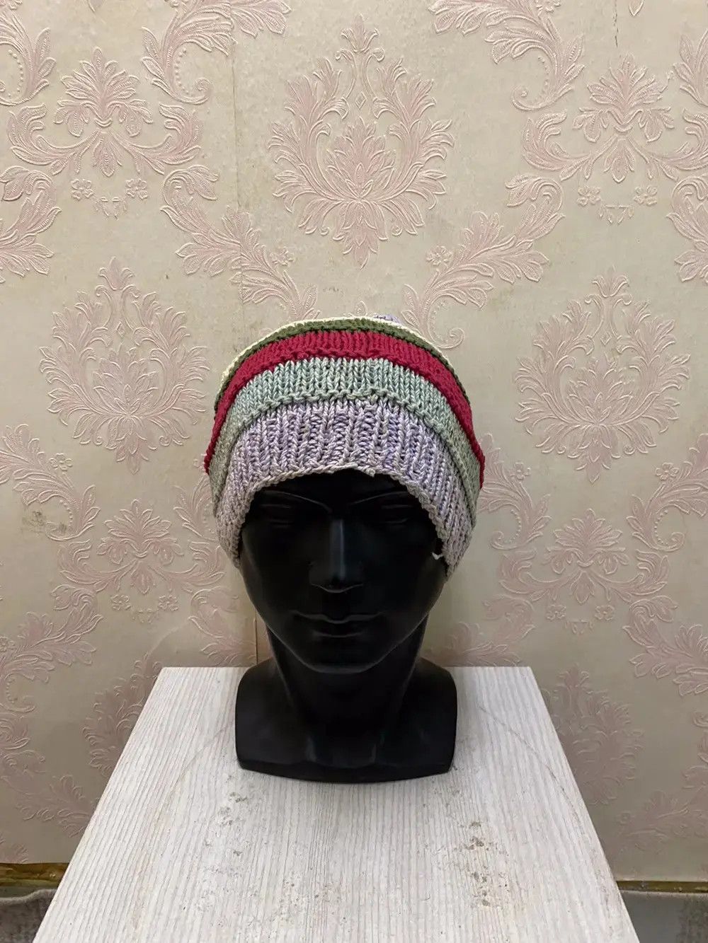 Japanese Brand Japanese Brand Rare Design Knit Beanie Hat Size ONE SIZE - 3 Thumbnail
