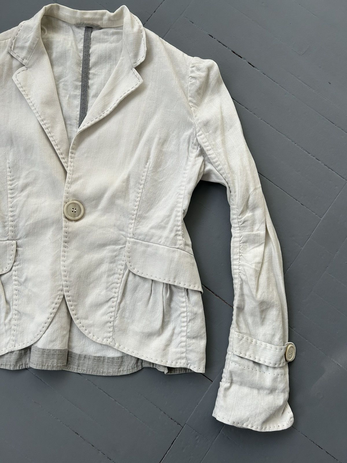 Brunello Cucinelli × Vintage Brunello Cucinelli linen jacket Size M / US 6-8 / IT 42-44 - 4 Thumbnail
