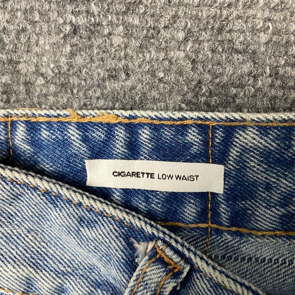 Pull & Bear Pull & Bear Jeans Women's Size 26 Cigarette Low Waist Denim Size 30" / US 8 / IT 44 - 8 Thumbnail