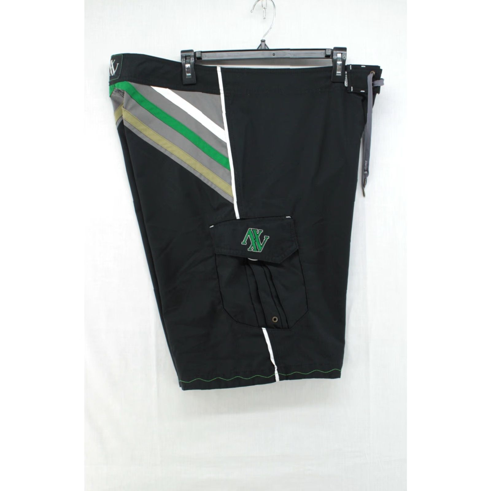 Vintage ATWATER Board Shorts Men 38 Black Embroidered Logo Swim Trunks Beachy Preppy Size US 38 / EU 54 - 7 Thumbnail