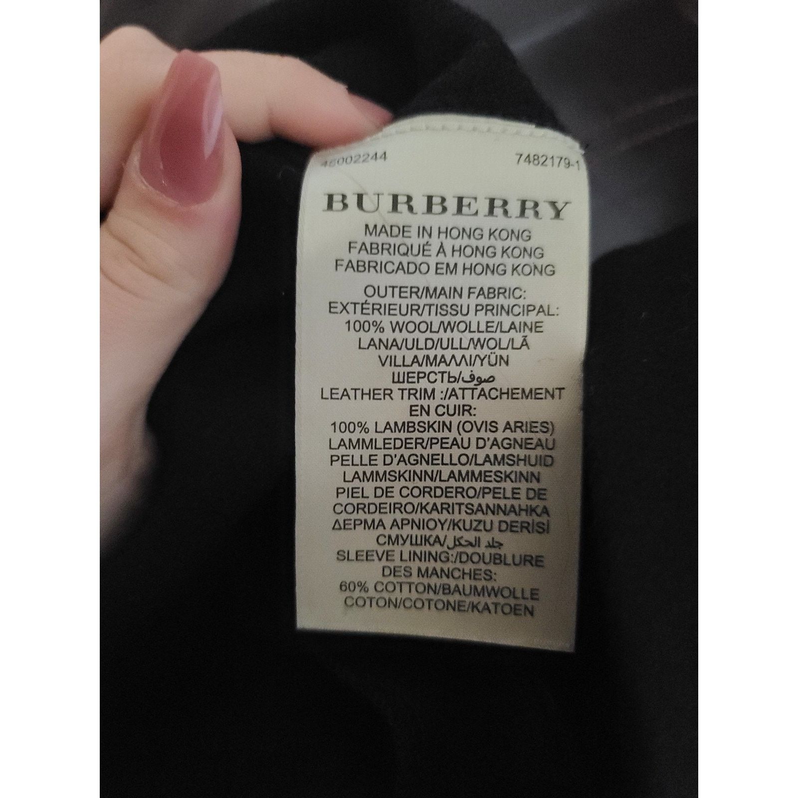Burberry AUTHENTIC Burberry Black Wool Leather Sleeves Sweater Medium Size M / US 6-8 / IT 42-44 - 6 Thumbnail