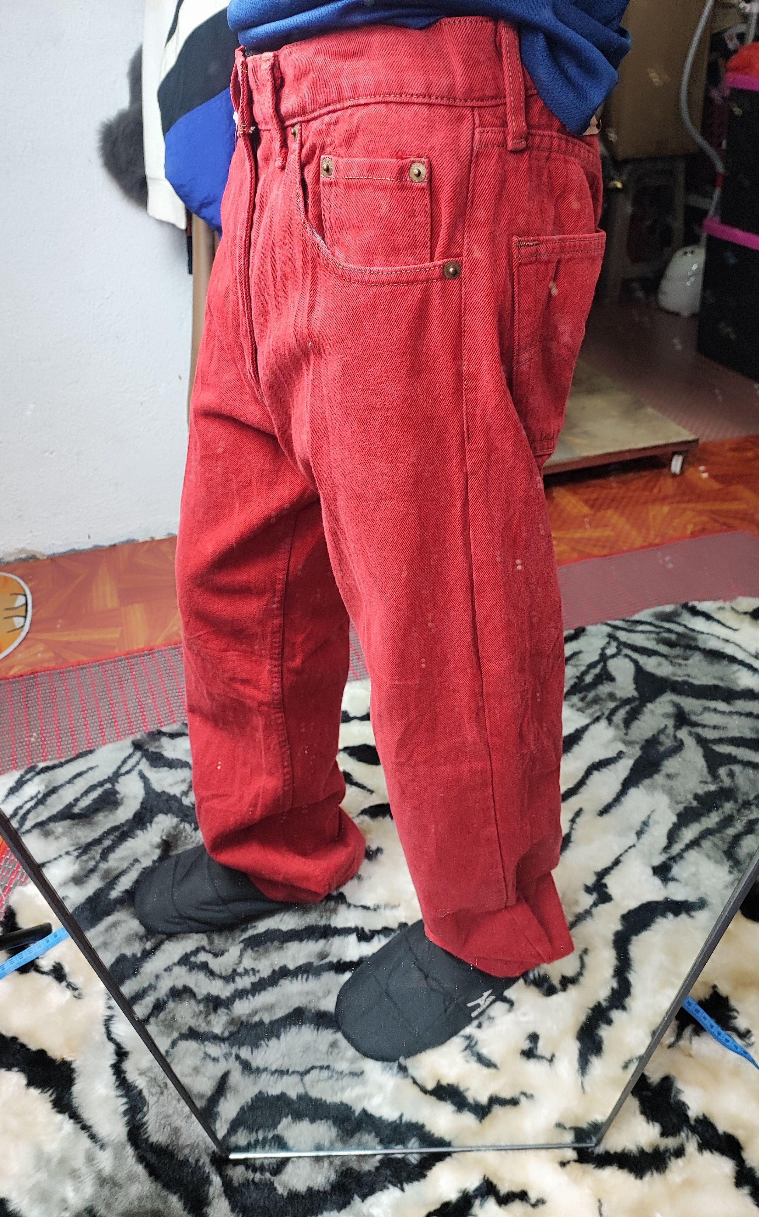 Kapital × Levi's × Vintage Vintage Levis 90s Jeans Red Denim Size US 30 / EU 46 - 4 Thumbnail