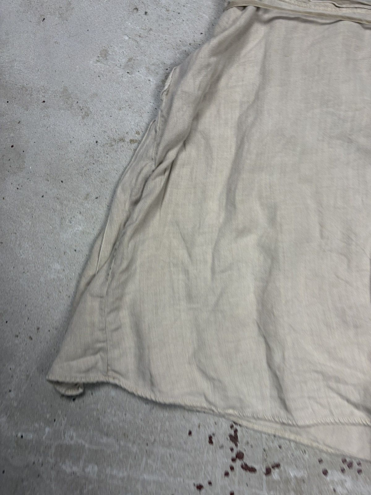 Prada Prada Sport SS 2000 Beige Linen Pleated Skirt Size 32" / US 10 / IT 46 - 10 Thumbnail