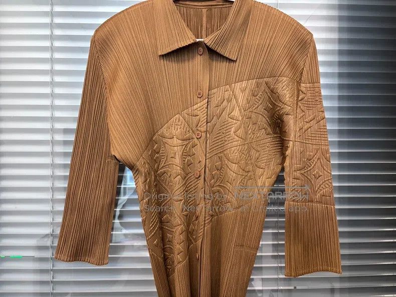 Issey Miyake Issey Miyake 3/4 Sleeve Cardigan Shirt Size XL / US 12-14 / IT 48-50 - 2 Thumbnail